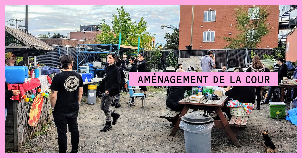 INVITATION: AMÉNAGEMENT DE LA COUR